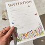 Wildflower A5 Ready To Write Party Invitations, thumbnail 1 of 4