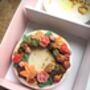 Personalised Autumn Wreath Hand Iced Letterbox Biscuits, thumbnail 2 of 5