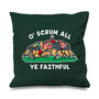 Funny Rugby Christmas Cushion, thumbnail 3 of 5