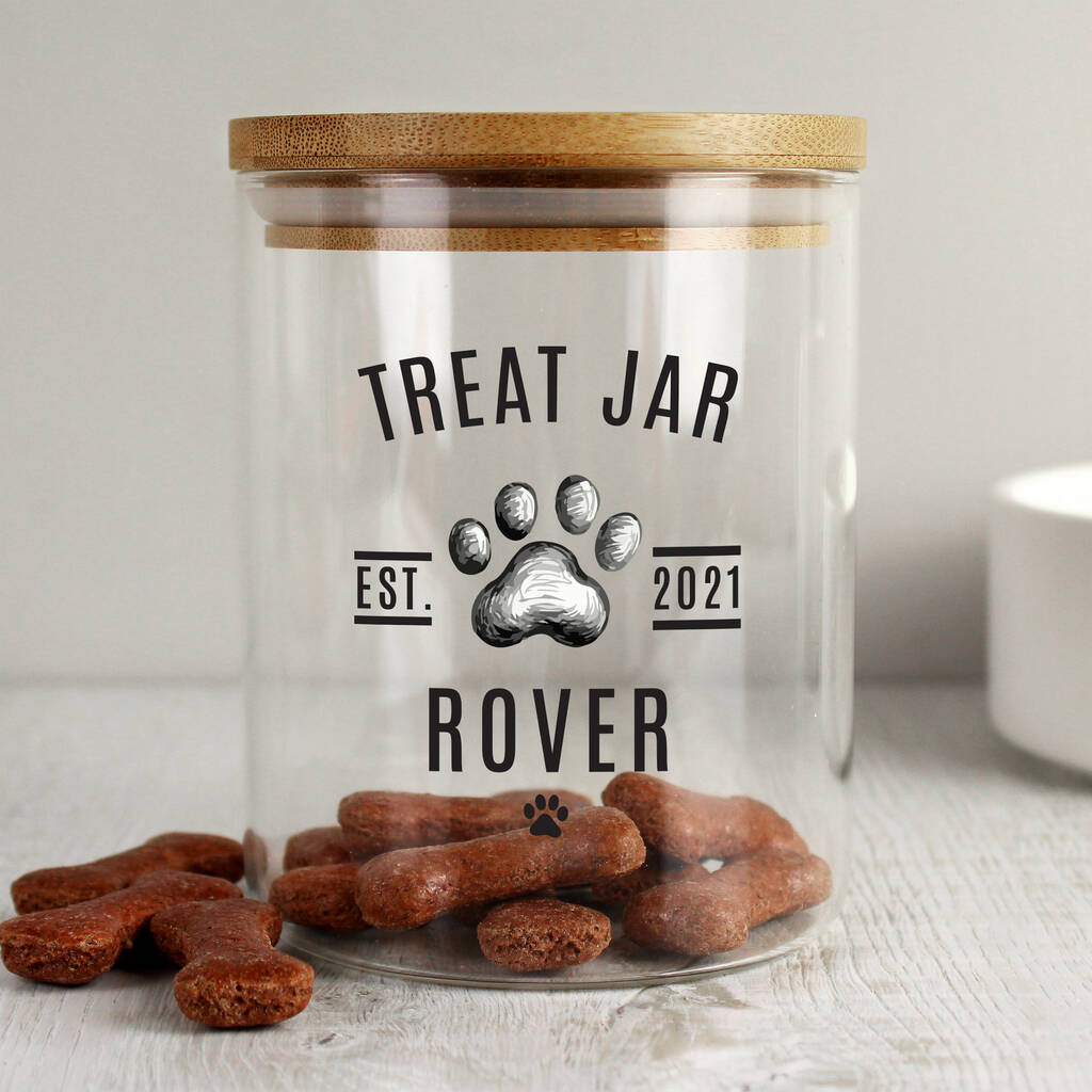 Personalised Dog Treat Jar, 1 of 3