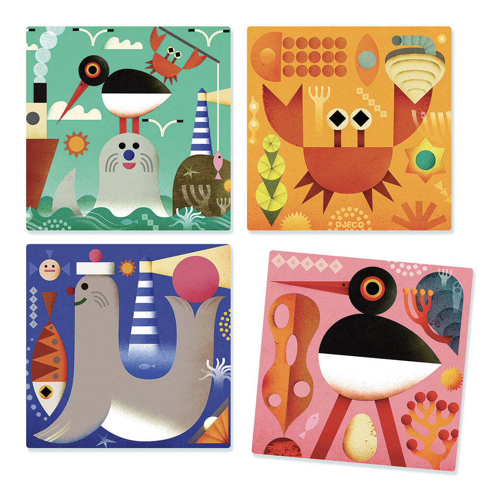 Kids Puzz Up Sea Wooden Block Puzzle By Crafts4 Kids