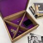 Personalised Daddy's Cufflink And Watch Box, thumbnail 4 of 6