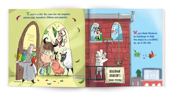 Personalised Children's Book, Abc What I Can Be, 10 of 11