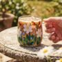 Hand Painted Daisy Glass Mug, thumbnail 3 of 3