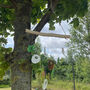 Recycled Glass Bottle Driftwood Wind Chime, thumbnail 3 of 5