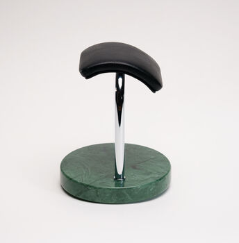 Verde Guatemala Marble Watch Stand Silver, 6 of 8
