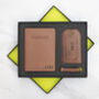 Personalised English Hide Leather Passport Cover Set, thumbnail 1 of 7