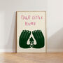 Our Little Home Hallway Wall Art Print, thumbnail 3 of 9