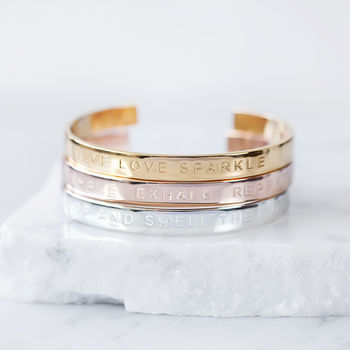 Meaningful Quote Bangles, 4 of 12