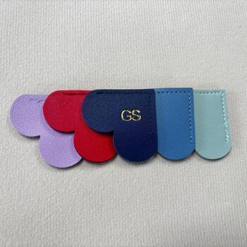 Personalised Heart Shaped Vegan Bookmark, 7 of 7