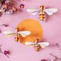 Set Of Three Honey Bee 3D Wall Decorations, thumbnail 1 of 5