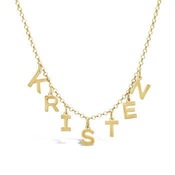 Minimal Name Necklace, 2 of 4