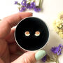 Sterling Silver Hedgehog Earrings In A Gift Tin, thumbnail 1 of 9