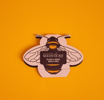 Plantable Wildflower Bee Seedsticks 10 Pack, 4 of 6
