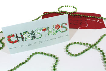 Long Botanical Christmas Card, 4 of 5