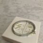 Luxury Stainless Steel Silver Zirconia Bangle, thumbnail 1 of 3