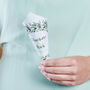 Woodland Personalised Wedding Cones With Confetti, thumbnail 4 of 8