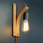 Customisable Wooden Wall Mounted Light, thumbnail 10 of 12