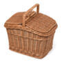 Rectangular Wicker Picnic Basket Sunshine, thumbnail 1 of 2
