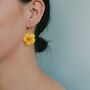 Buttercup Sterling Silver Or Gold Plated Earrings, thumbnail 1 of 8