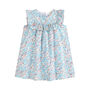 Edith Blue Floral Dress, thumbnail 1 of 9