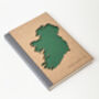 Handcrafted Ireland Map Travel Notebook, thumbnail 4 of 7
