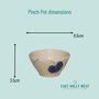 Matrix Ceramic Pinch Pot, thumbnail 3 of 3