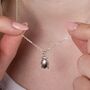 Personalised Chafer Beetle Necklace Sterling Silver, thumbnail 3 of 8