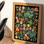 Neon Vases Art Print, Unframed, thumbnail 1 of 3