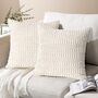 Set Of Two Corduroy Cushion Covers Throw Pillow Covers, thumbnail 1 of 11