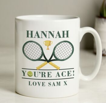 Personalised Tennis Mug, 4 of 4