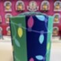 A 'Festive' Lights Christmas Lantern In Blue, thumbnail 2 of 3