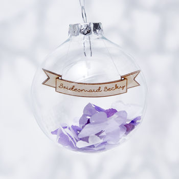 Confetti Personalised Bauble, 6 of 11
