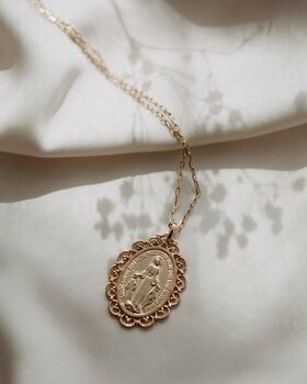 Truly Miraculous Medal Pendant Necklace, 2 of 5