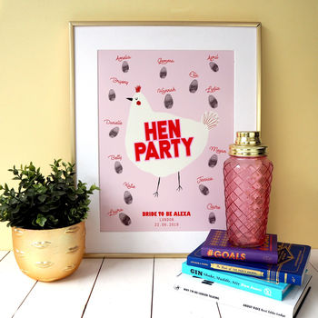 Personalised Hen Party Keepsake Print, 2 of 3