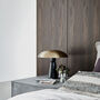Thane Black Iron And Brass Lamp, thumbnail 3 of 3