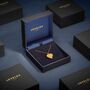 Teardrop Lapis Ashes Urn Necklace 925 Silver, thumbnail 8 of 8
