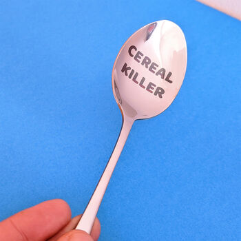 Cereal Killer Stainless Steel Spoon, 2 of 2
