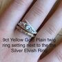 Plain Twig Wedding Band, Gold Branch Ring, thumbnail 4 of 8