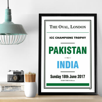 Personalised Retro Sporting Event Print, 2 of 3