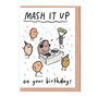 Mash It Up Birthday Card, thumbnail 2 of 2