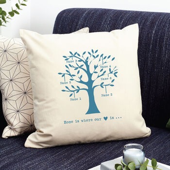 Personalised Family Tree Cushion Cover, 5 of 12
