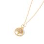 Yellow Gold Mother Of Pearl Tree Of Life Necklace, thumbnail 2 of 4