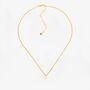 Shinju 18 K Gold Plated Real Freshwater Pearl Necklace, thumbnail 3 of 5