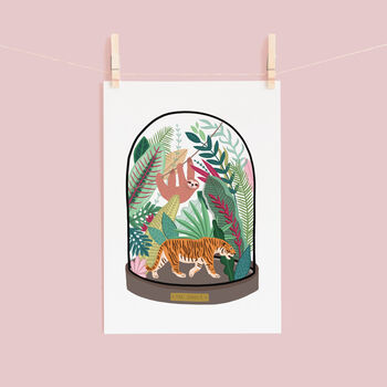 Jungle Bell Jar Print, 3 of 4