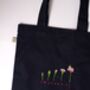 I'm Blooming Embroidered Tote Bag, thumbnail 2 of 3
