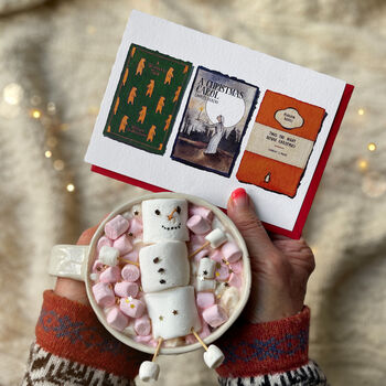 Vintage Books Christmas Card, 2 of 4