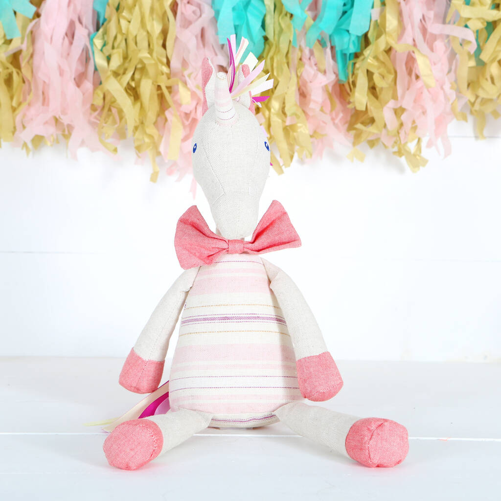 christmas unicorn soft toy