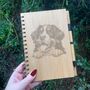 Personalised Bernese Mountain Dog Engraved Notebook, thumbnail 2 of 5