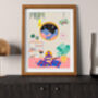 Cool Pop Art Chillout Room Print, thumbnail 3 of 3